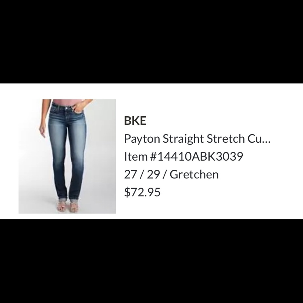 Size 27 BKE Payton skinney stretch